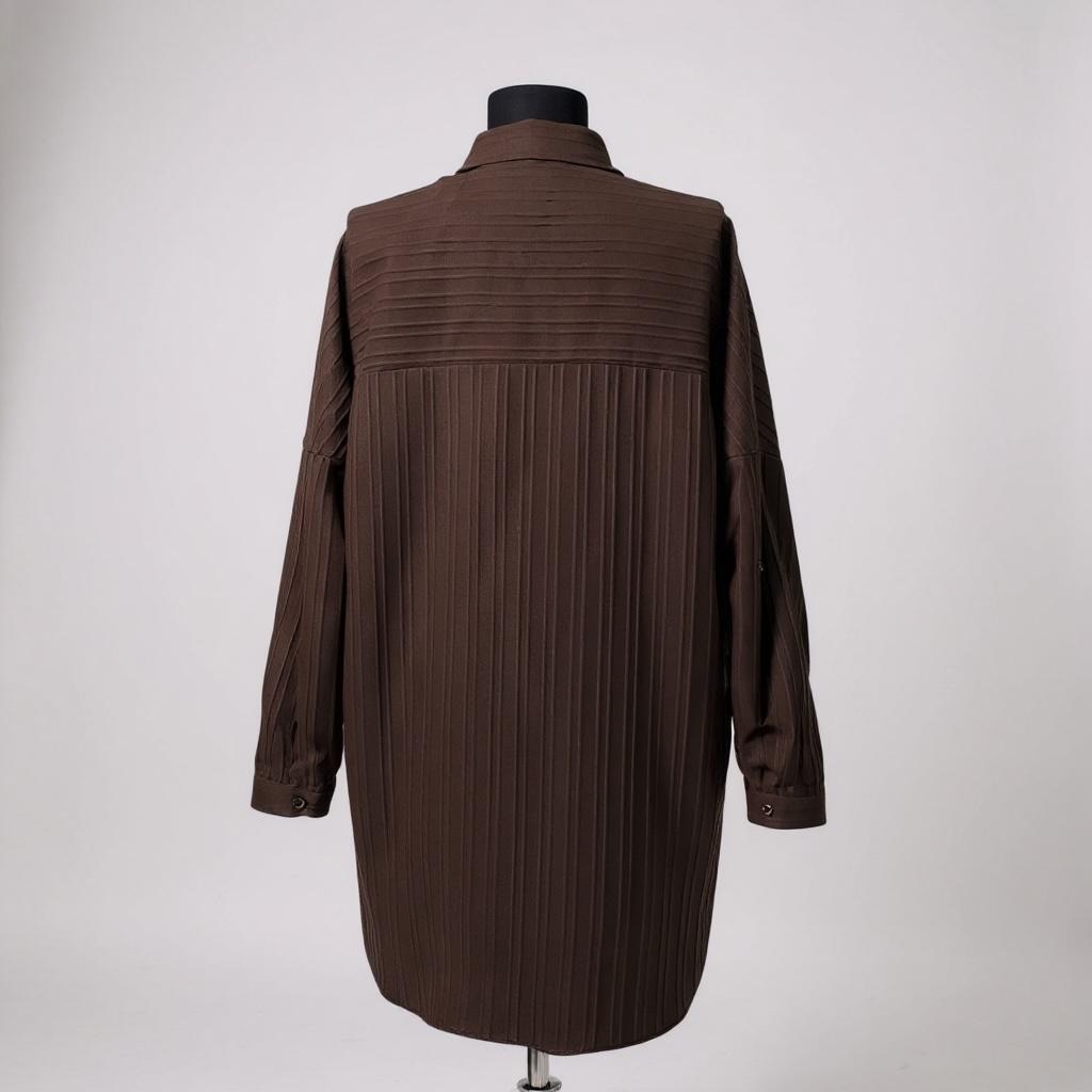 Oversize Kahverengi Gömlek ~ Nirva Butik | Image Not Found