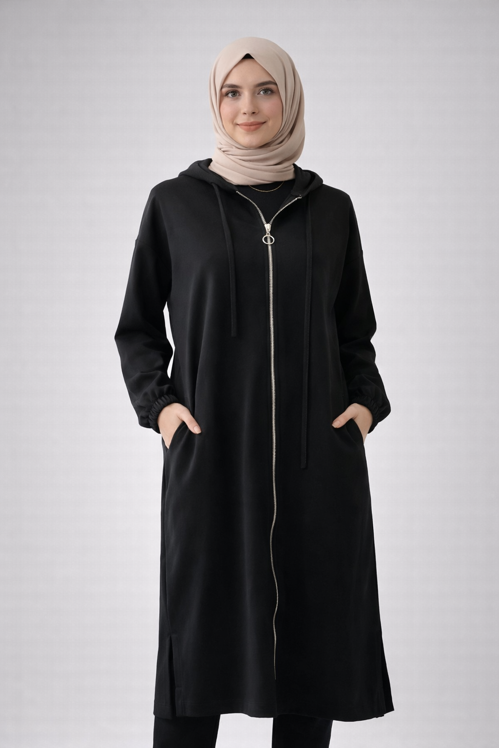 Siyah Oysho Kumaş Uzun Kap ~ Nirva Butik | Image Not Found